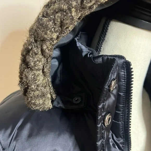 Black Puffer Girl Winter Jacket - Picture 7 of 12